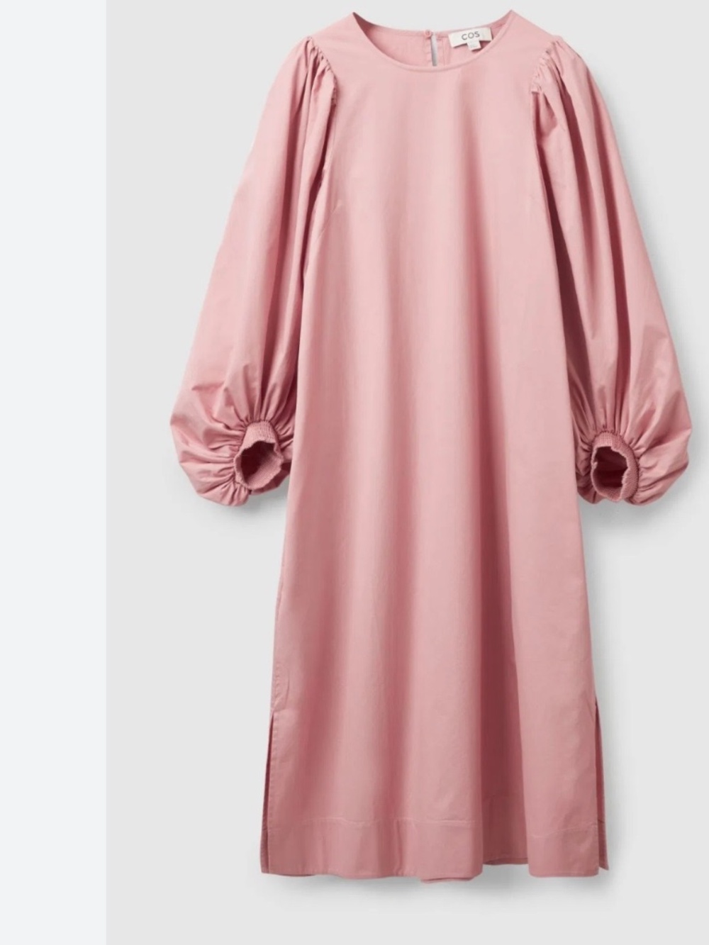 Puff sleeve midi dress